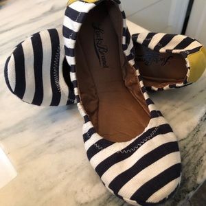 Lucky Brand Stripped Emmie Flat
